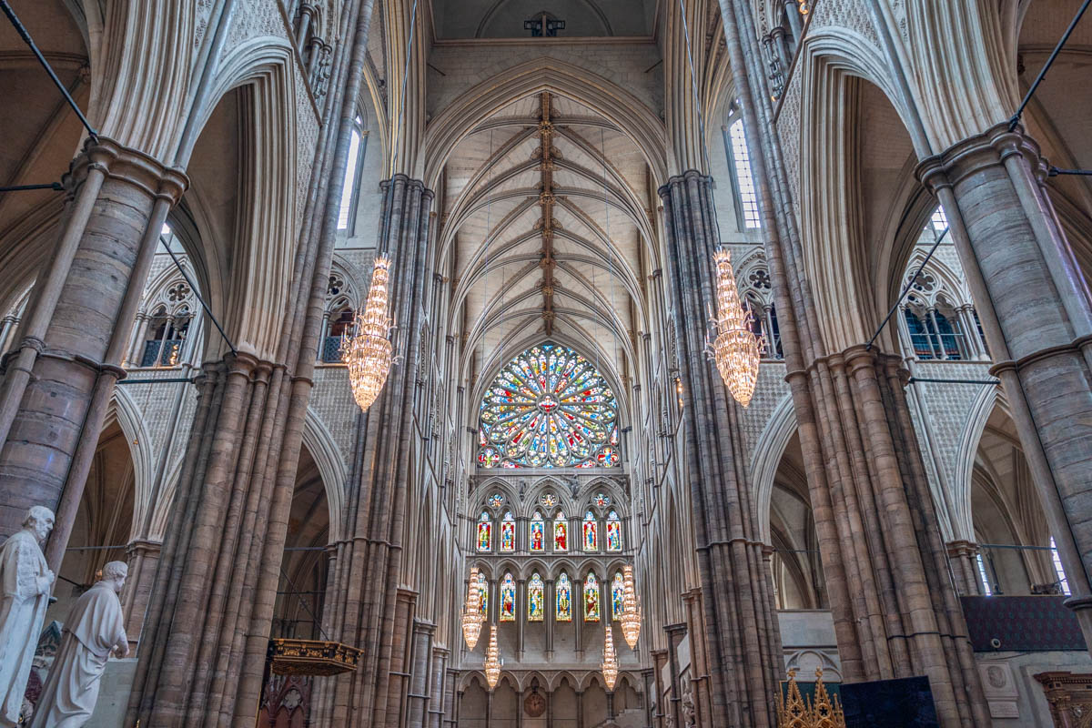 intérieur de Westminster Abbaye à Londres