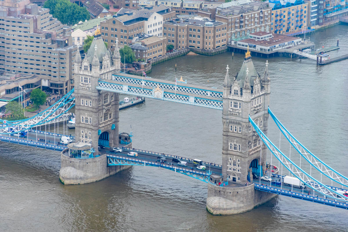 Vue sur London Bridge à Londres